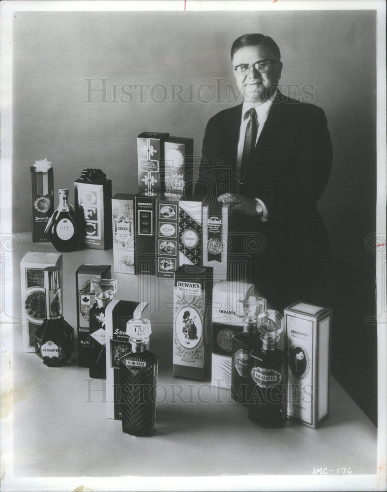1969 Howard Feldman Vice President Sales Marketing Schenley - Historic Images