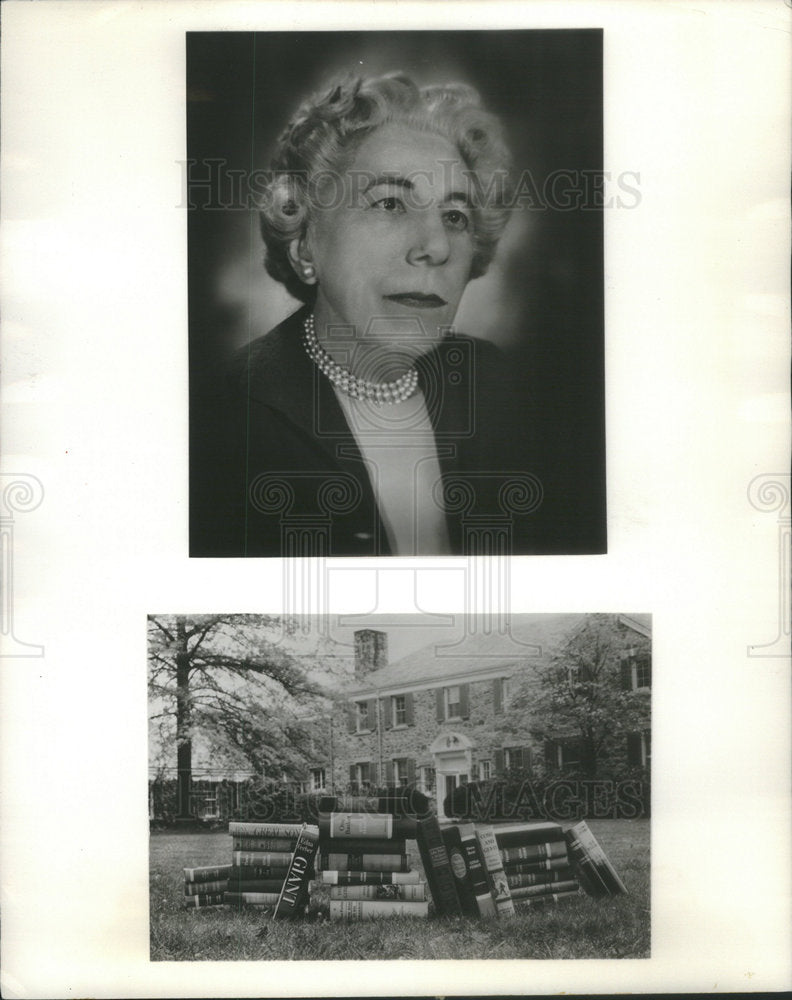 1963 Press Photo Edna Ferber Kind Magic Peculiar Treasure McCall World War II - Historic Images