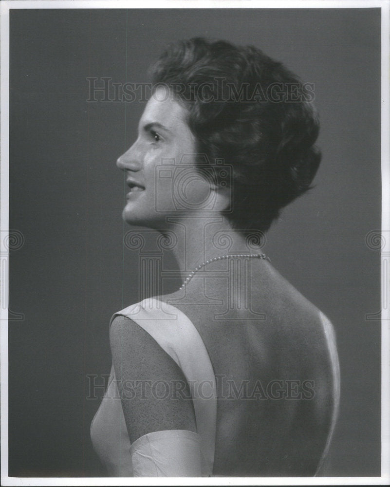 1966 Gretcher Fentress Harold Cuthman Model Dress Beauty Fashion - Historic Images