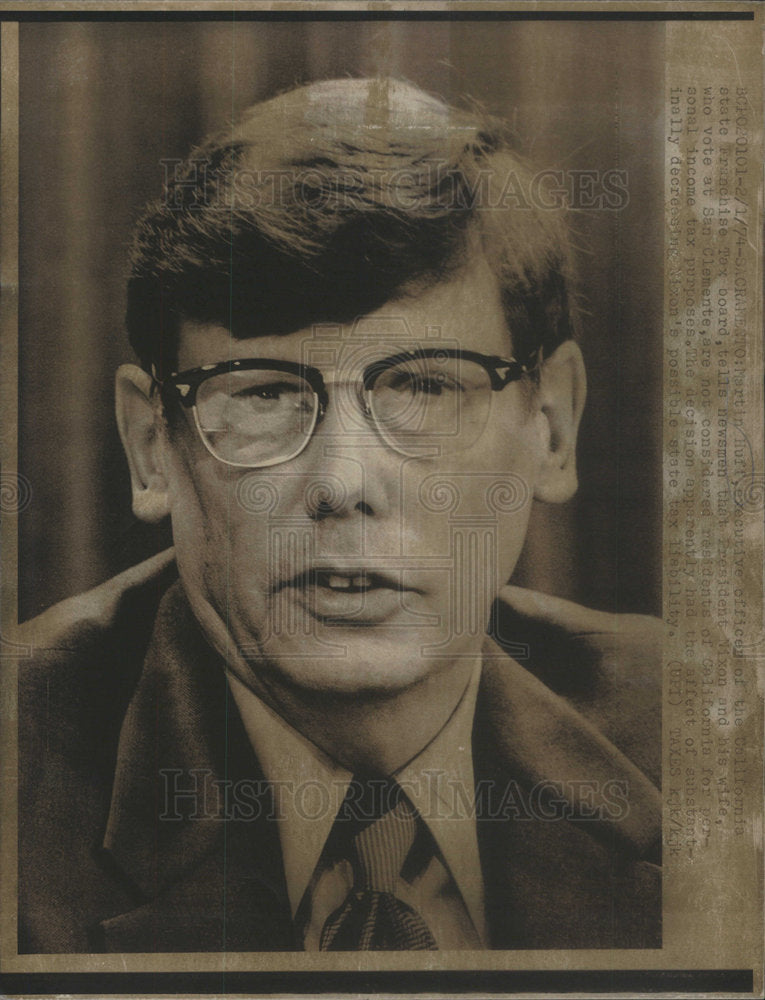 1974 Martin Huff Executive Officer - Historic Images