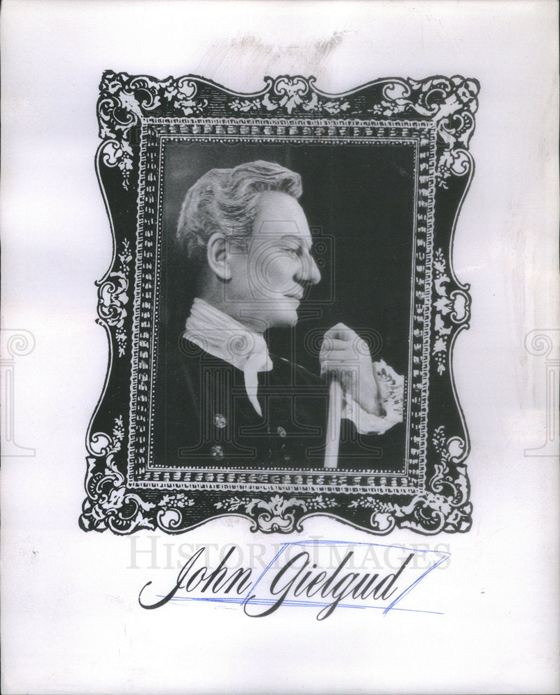 1963 John Gielgud Actor - Historic Images