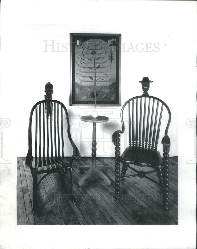 1982 Klindt Houlberg&#39;s Radical American Gothic Room Setting - Historic Images