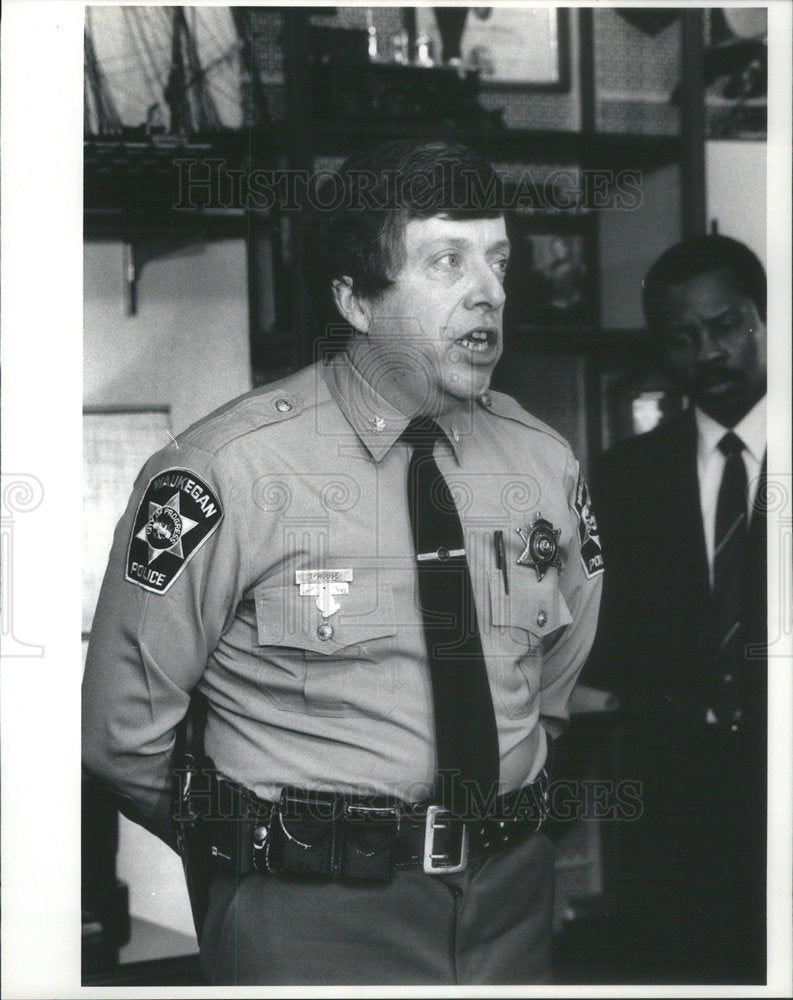 Police Chief Terry House Nathan Ward Bob Sabonjian Davis Marilyn - Historic Images