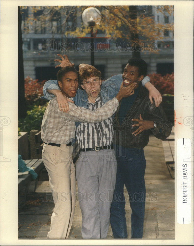 1989 Houser Brown McLin Comedy Friends - Historic Images