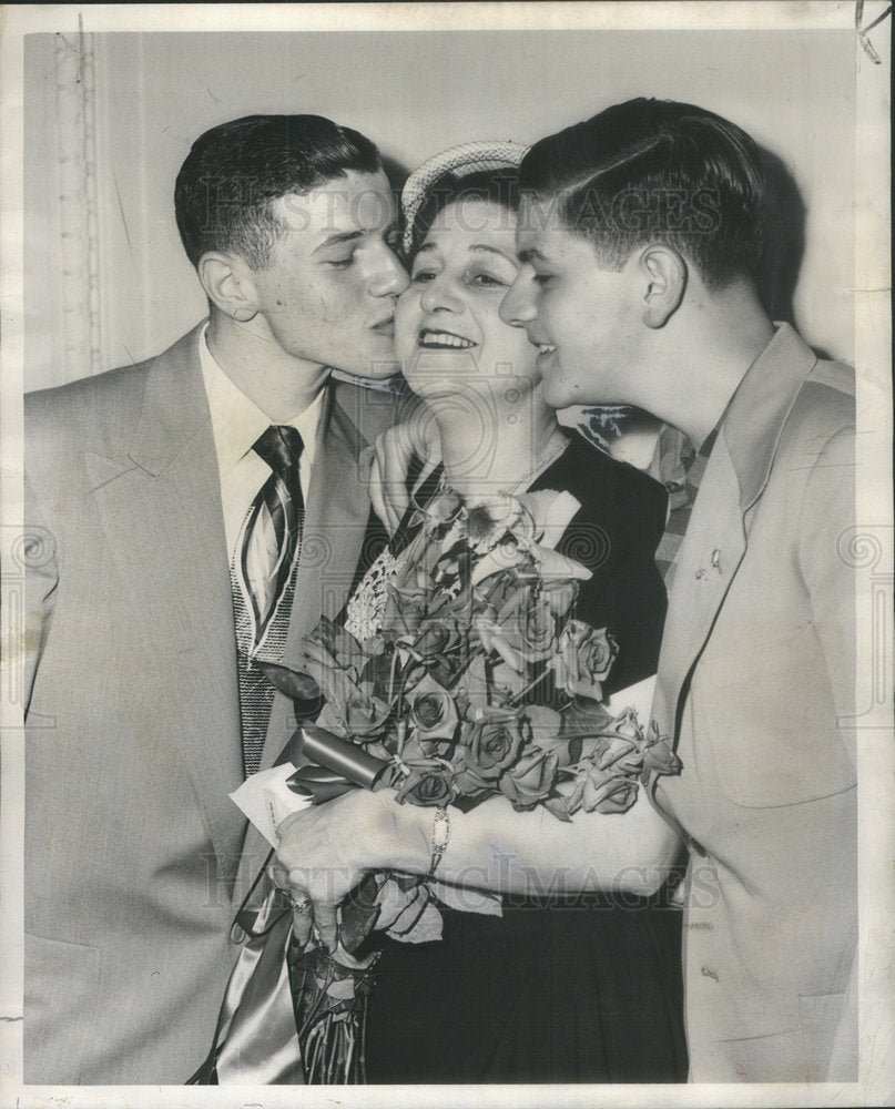 1952 Marie Lierman Mother of The Year Award Chicago - Historic Images