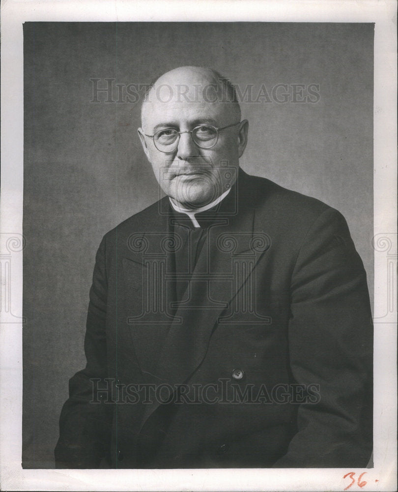 1957 Rt Rev Msgr Luigi Ligutti executive secretary national catholic - Historic Images