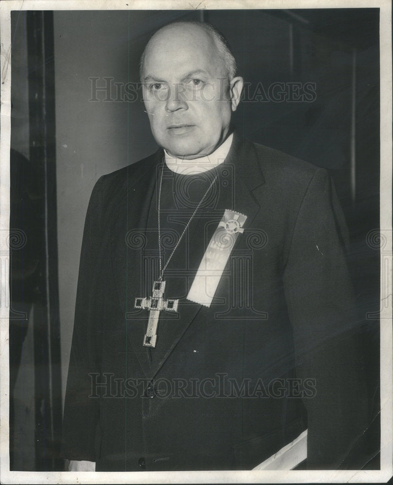 1957 Lutheran Youth Rally Hanns Lilje Bishop Germany Coliseum Youth - Historic Images