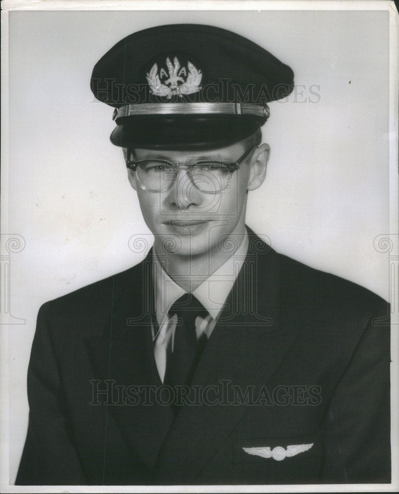 1959 George Kruse Julius Chicago Flight engineer American Airlines - Historic Images