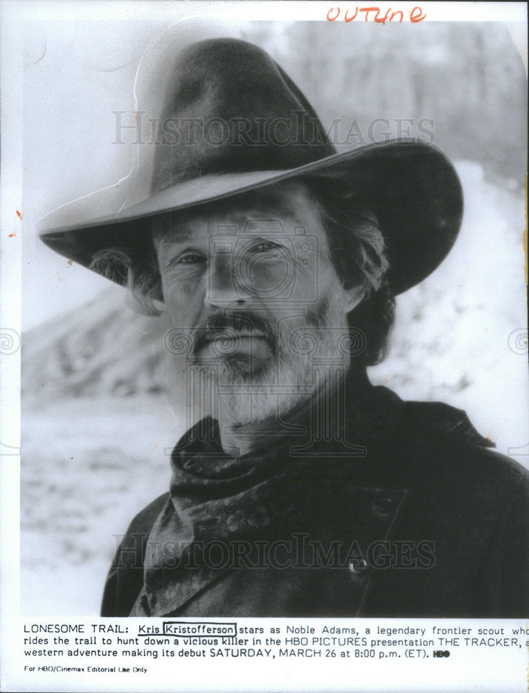 1988 Kris Kristofferson Actor Musician - Historic Images