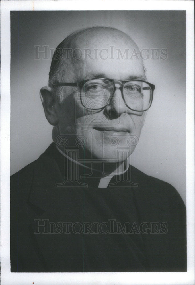 1990 Rev John M Krump Sheil Center Head - Historic Images