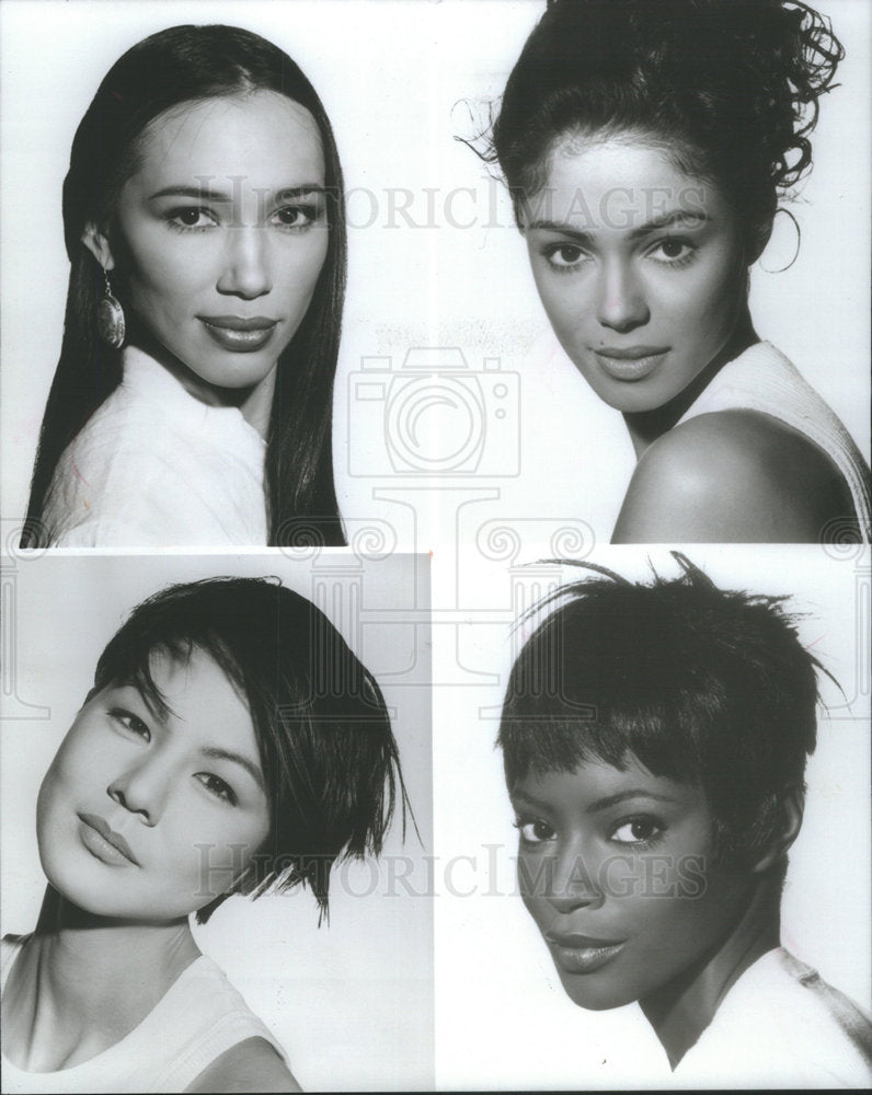 1994 Linda Kuo Is One Of Four Ethnic Face Advertise Iman&#39;s New Line - Historic Images