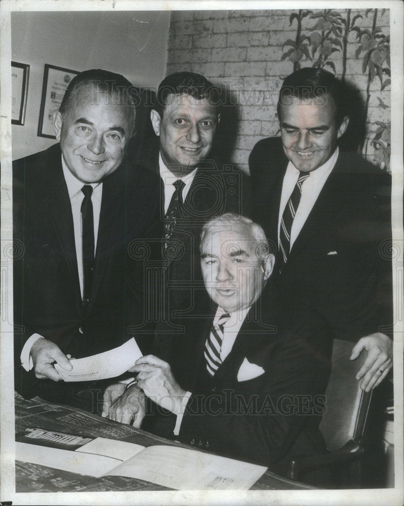 1967 Press Photo Ray A Kroc McDonald's Corporation Chicago. - RSC25741 - Historic Images