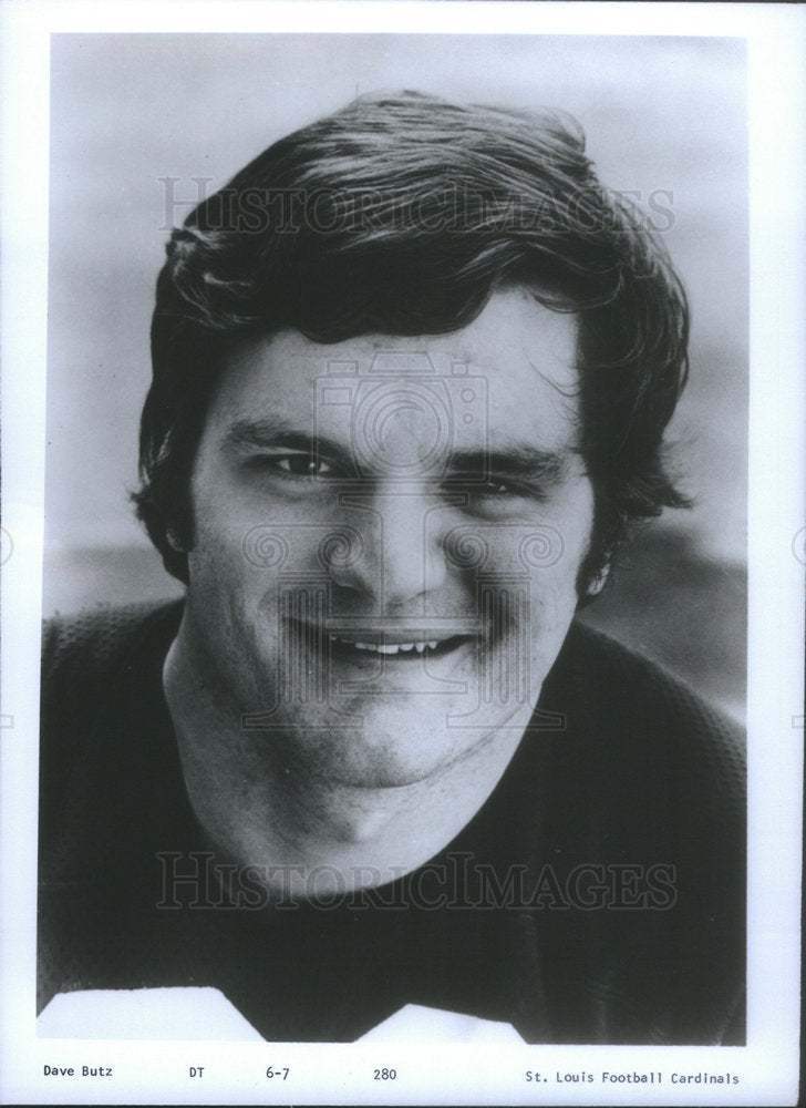 1974 Dave Butz St. Louis Cardinals Football Player - Historic Images