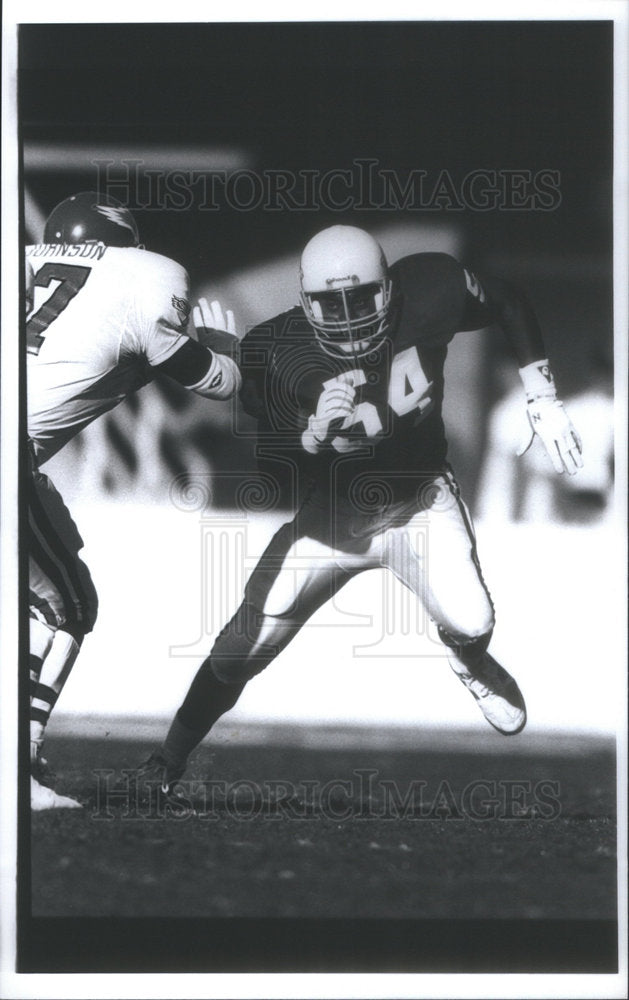 1991 David Braxton Phoenix Cardinals Football Player - Historic Images