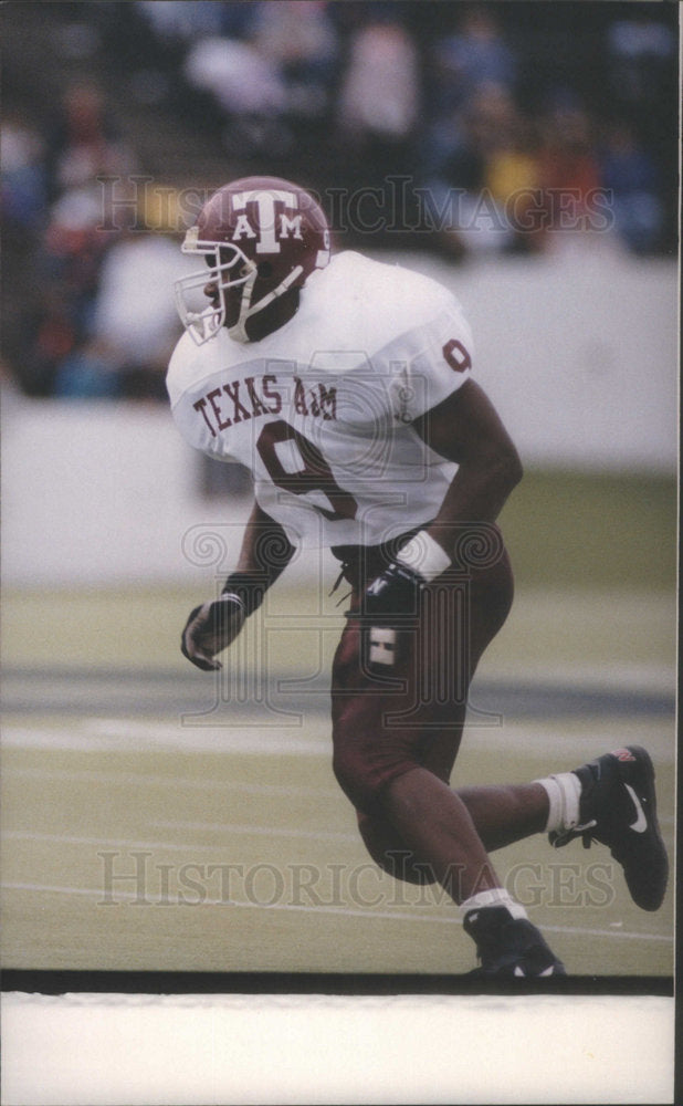 1991 Marcus Buckley Texas A&amp;M University Football Player - Historic Images