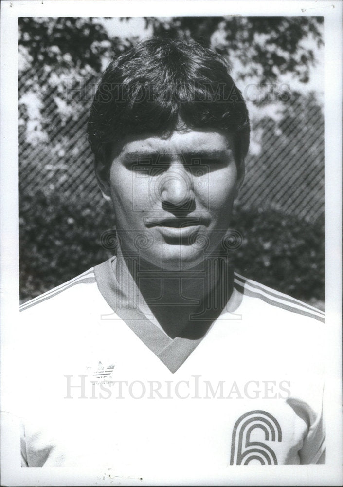 1985 Scott Cairns Soccer Player Seattle Pacific University - Historic Images