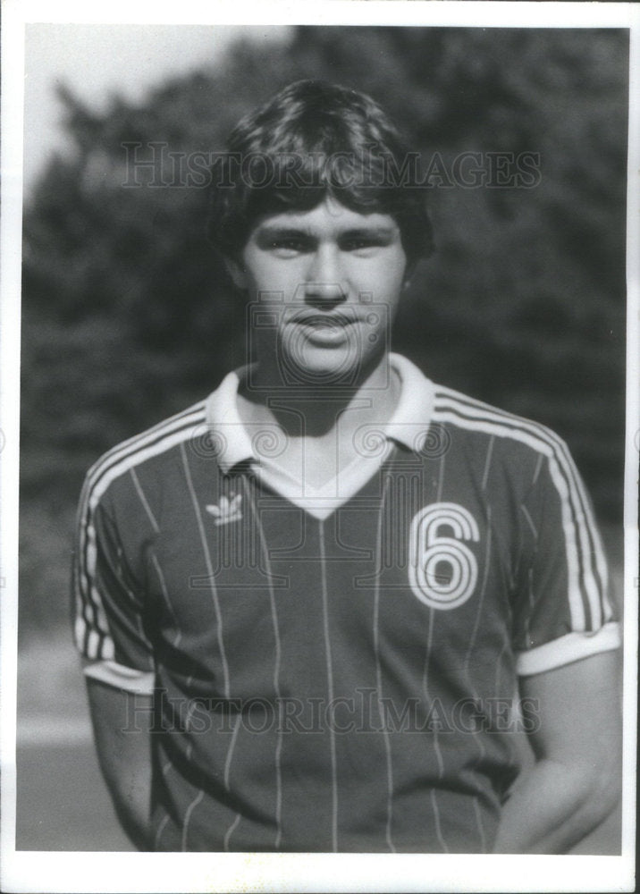 1987 Scott Cairns Soccer Player Seattle Pacific University - Historic Images