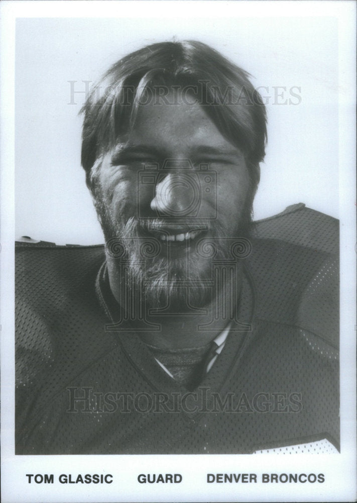 1991 Tom Glassic Guard Denver Broncos - Historic Images