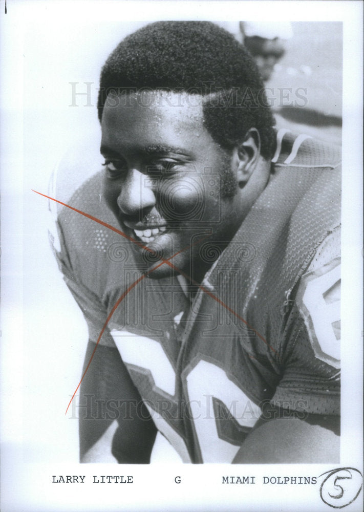 Larry Little Miami Dolphins Football Player - Historic Images