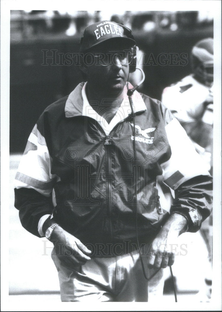 Richard Edward Rich Kotite coach Philadelphia Eagles Football League - Historic Images