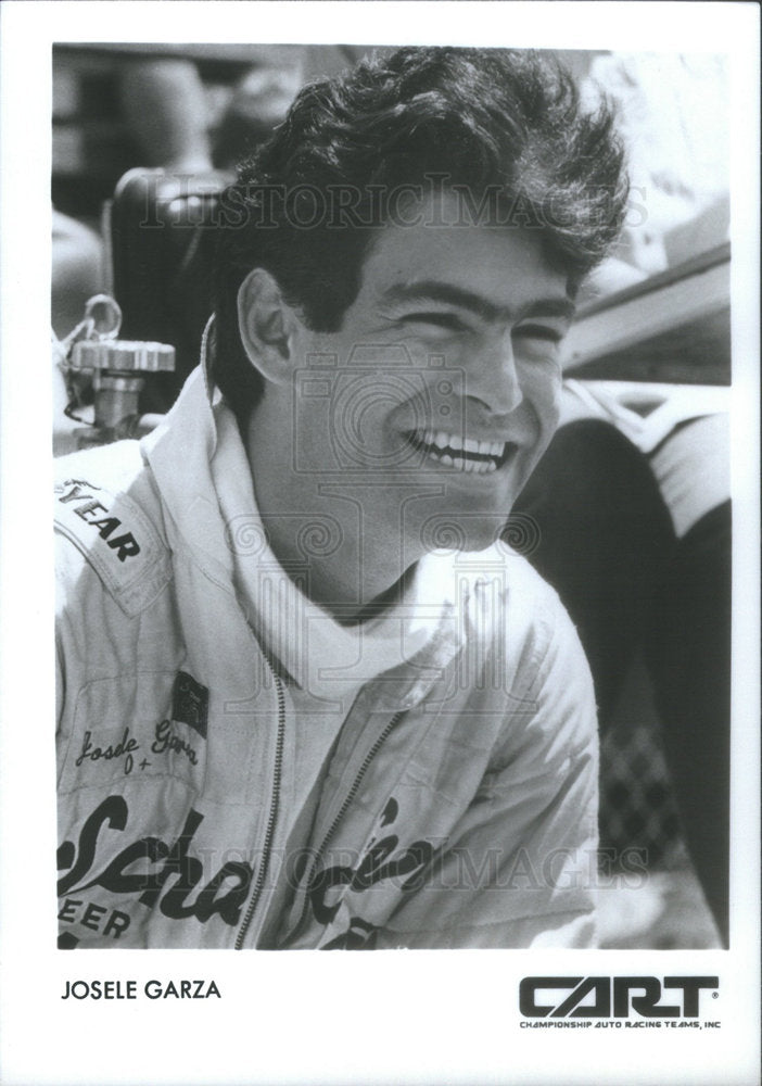 1987 Josele Garza Mexican professional race car driver Mexican CART - Historic Images