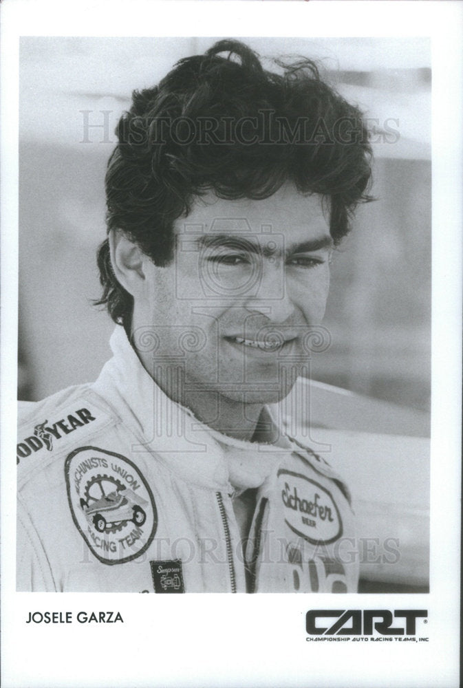1987 Race Car Driver Josele Garza - Historic Images