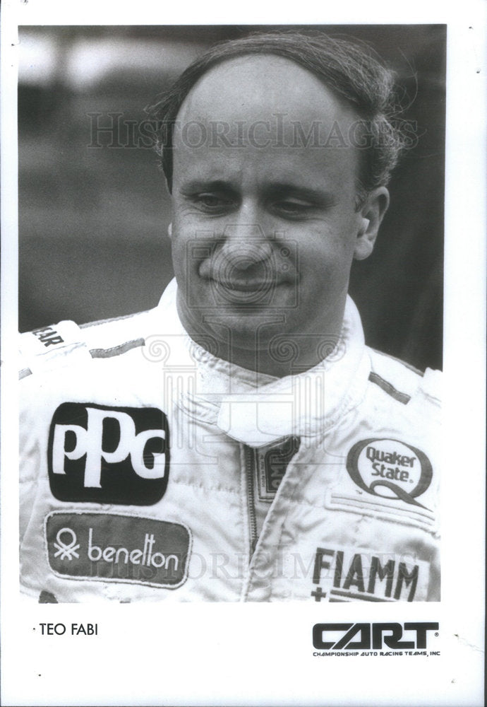1989 Teodorico Fabi Italian former racing driver Formula One Grands - Historic Images