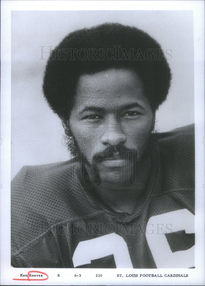 1975 St. Louis Football Cardinals Kean Reaves - Historic Images