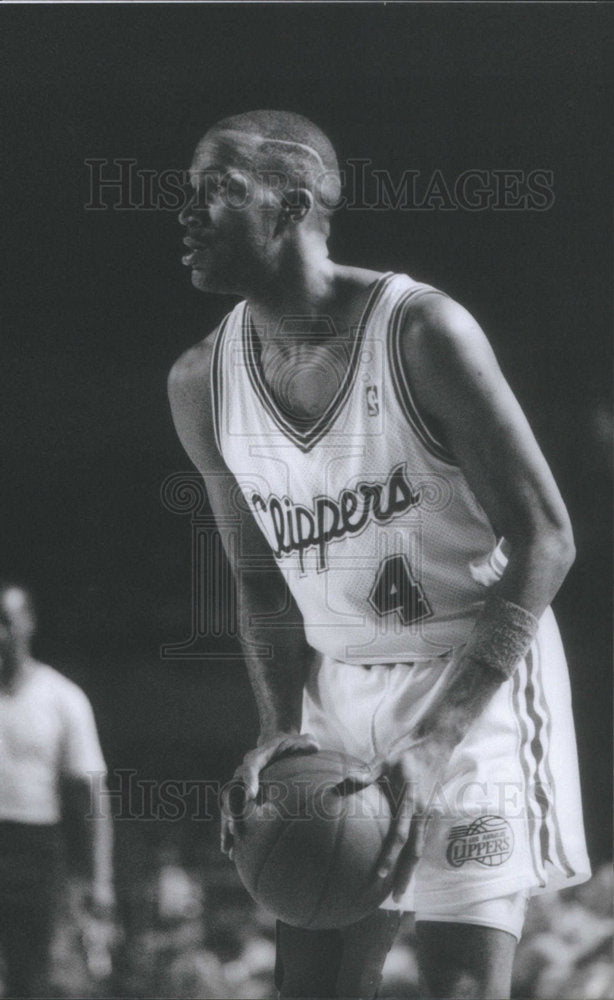 Ronald Ron Harper Los Angeles Clippers American basketball player - Historic Images