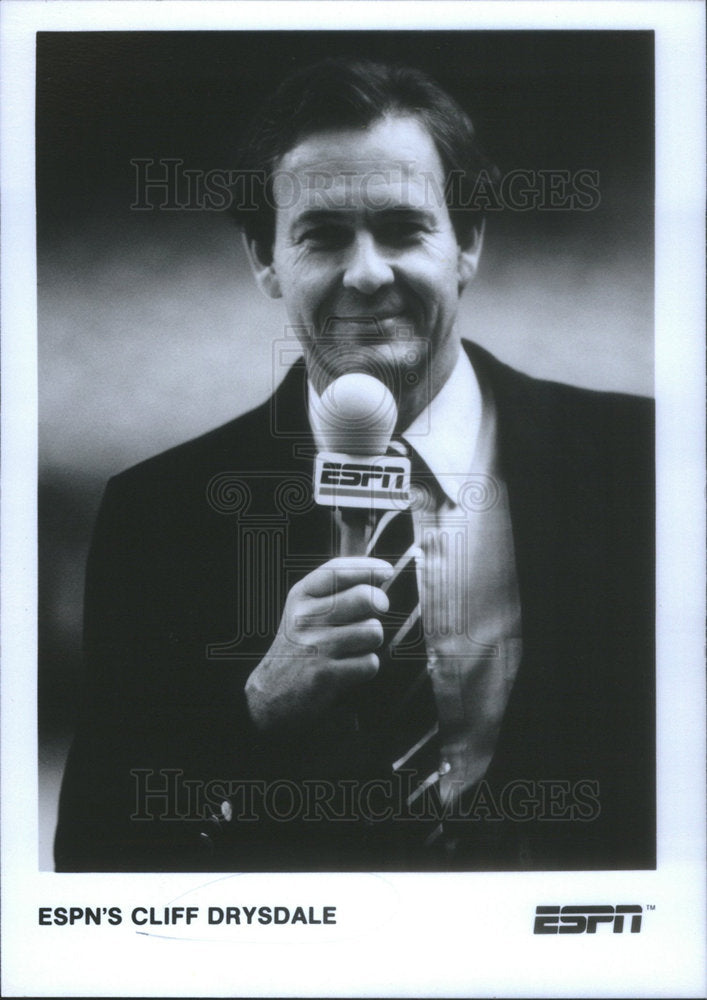 1987 Television Sports Host ESPN's Cliff Drysdale - Historic Images