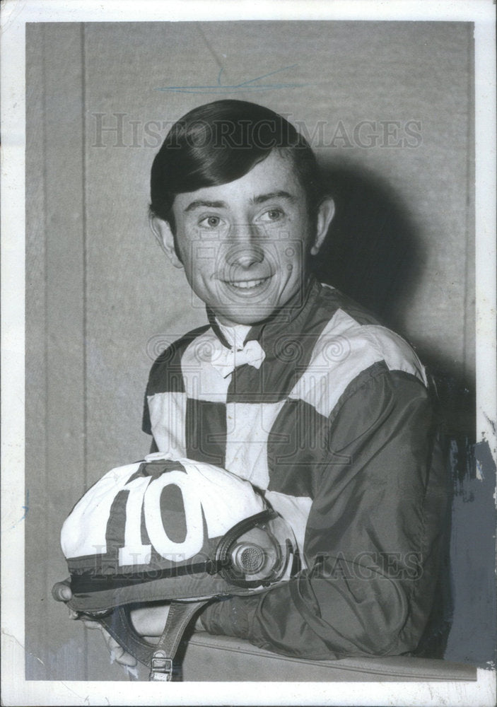 1971 Greg MC Carron Suffolk Downs Jockey Sight Win Honor  Horse - Historic Images