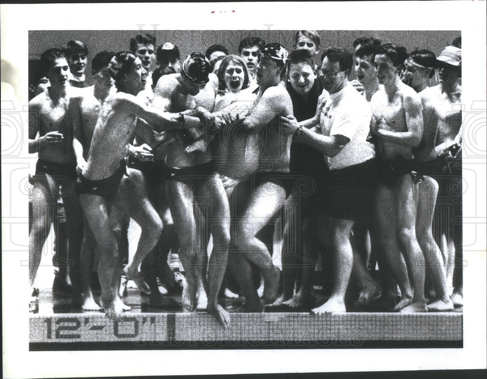 1992 Barb Chase, Newport High Swim Coach - Historic Images