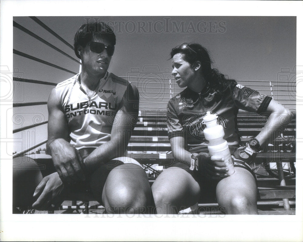 1991 Ken Carpenter Renee Duprel Marymoor Park Velodrome - Historic Images