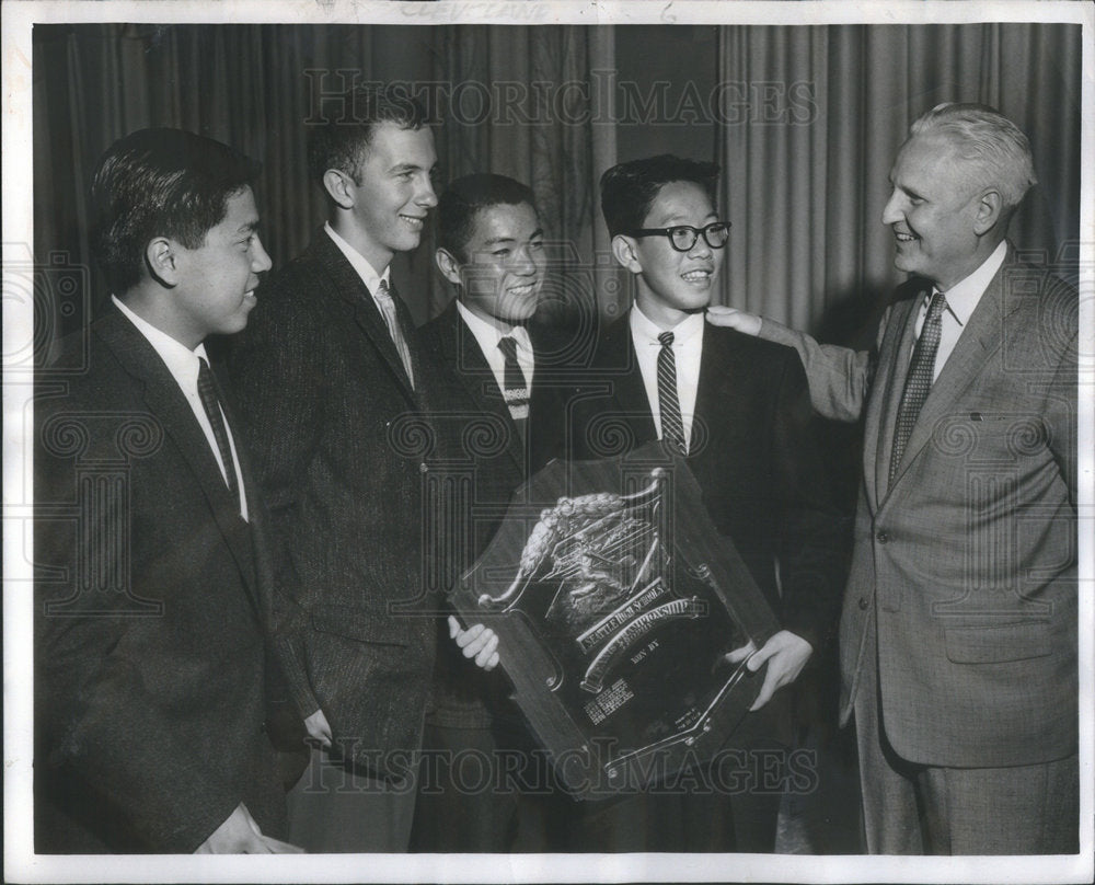 1958 Windy Langlie Richard Woo Jerry Akita Al McFadden Washington-Historic Images