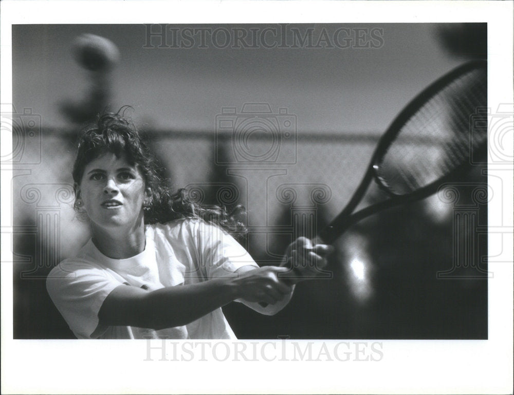 1993 Amber Cassie state singles title Lakeside  high school - Historic Images