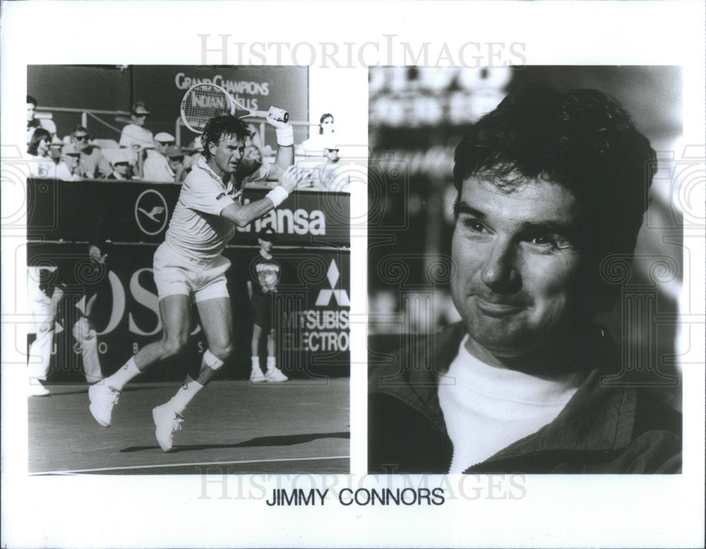 1992 James Scott Jimmy Connors American world no 1 tennis player - Historic Images