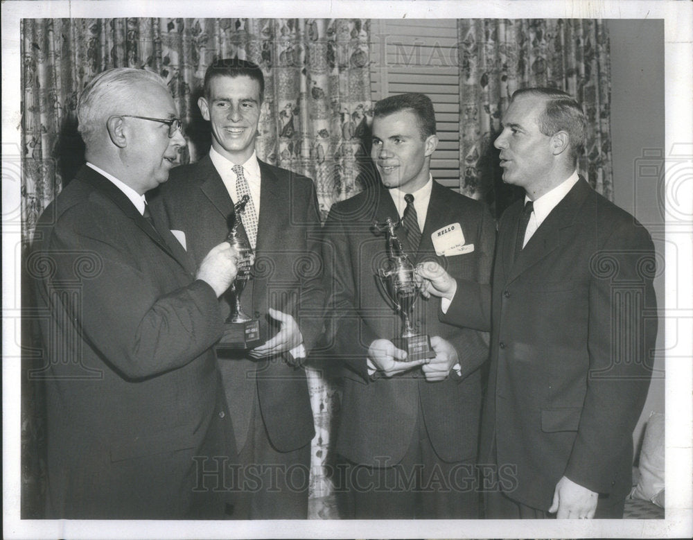 1959 Ronald Innis Michigan Club Elliott Present Fielding Yost Awards - Historic Images