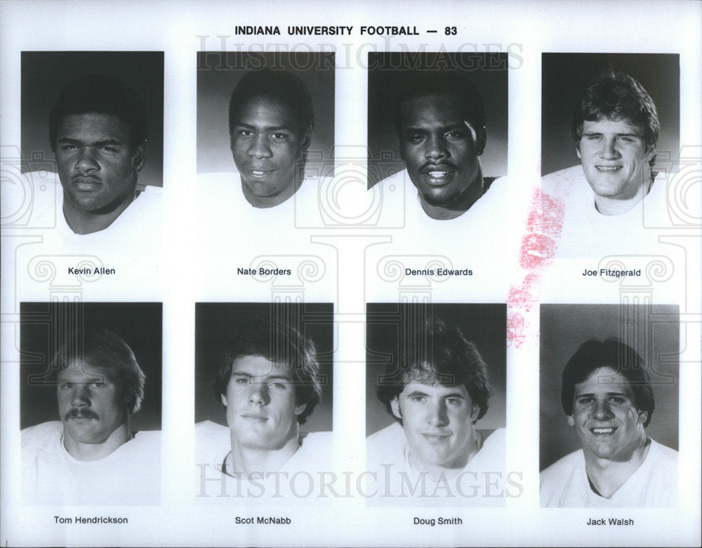 1983 members 1983 Indiana University football team - Historic Images