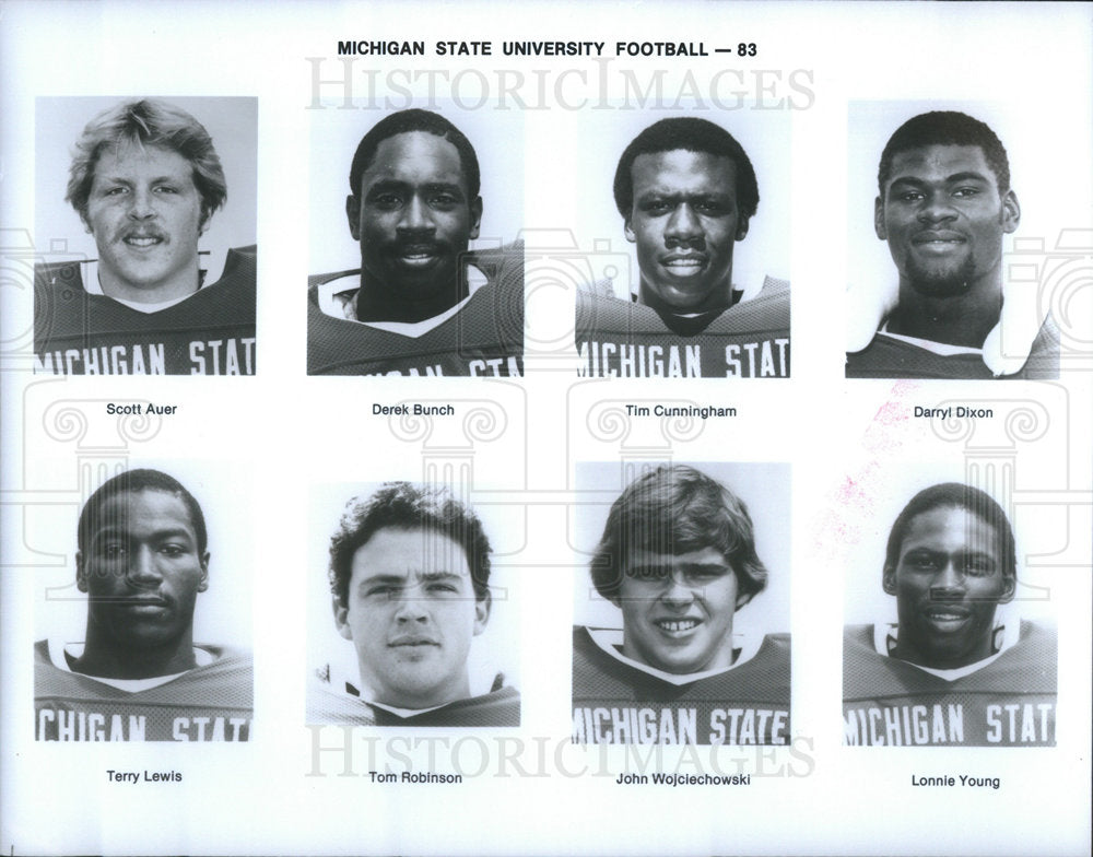 1983 members 1983 Michigan State University football team - Historic Images