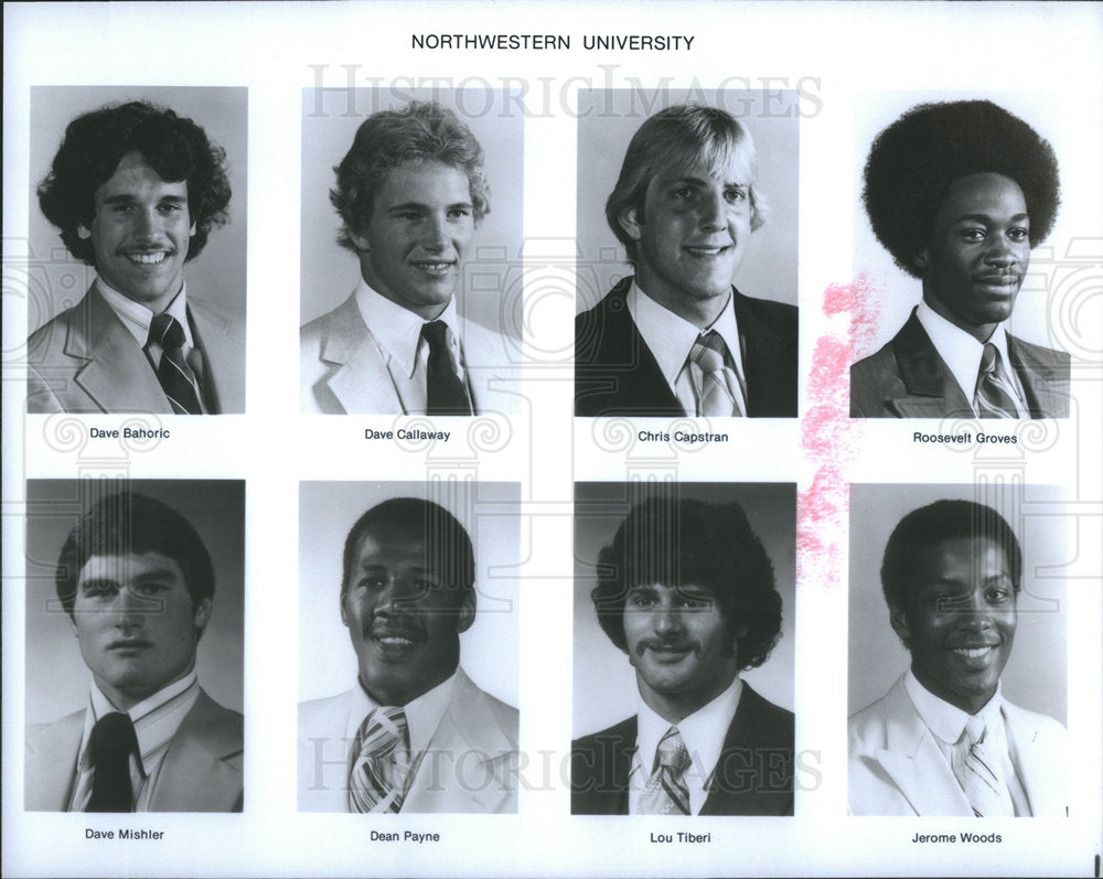 members Northwestern University football team - Historic Images