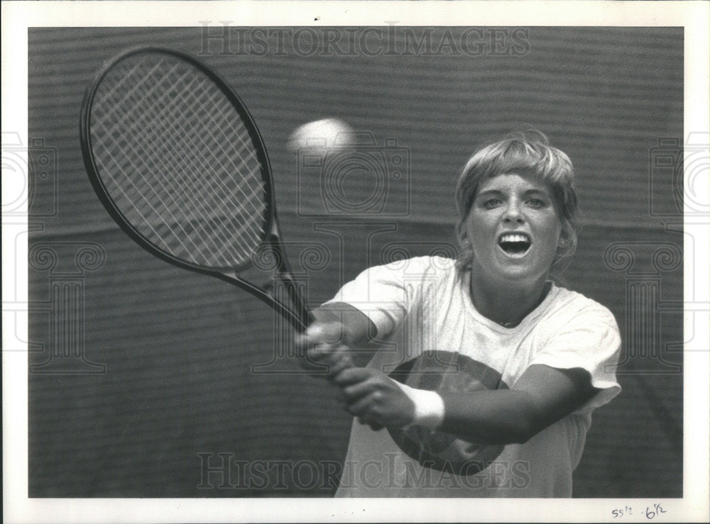 1984 Fletcher Looking Forward To Tournaments In Youth Tennis Camp - Historic Images