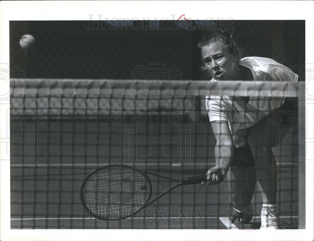 1993 Erin Gowen,Mercer Island High School tennis player - Historic Images