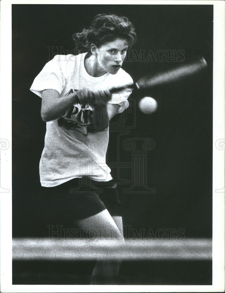 1991 Amber Caisse Tennis Lakeside Practice Mill Creek Country Club - Historic Images