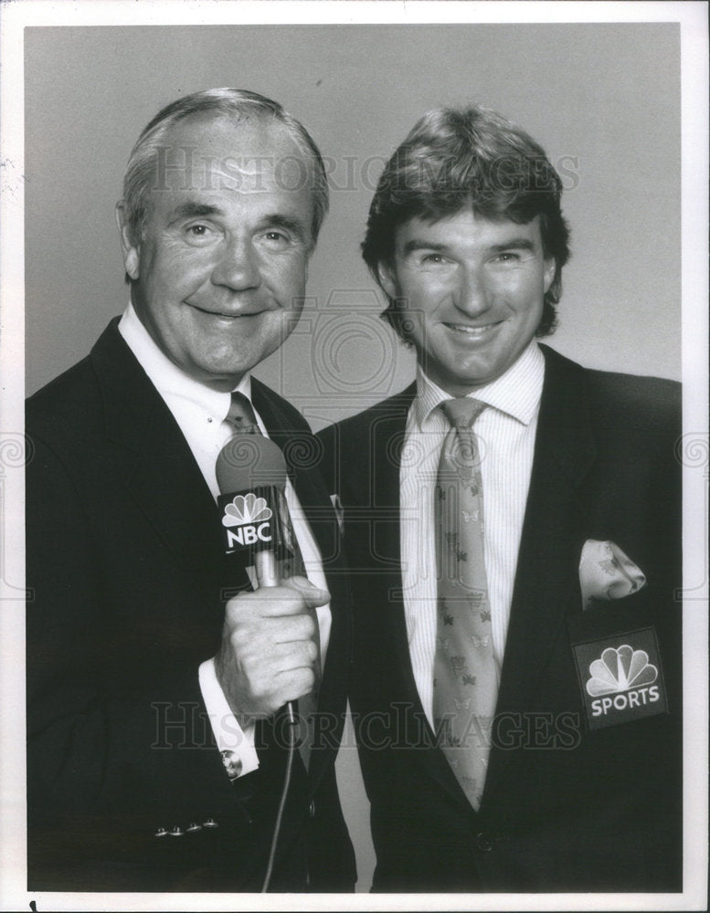 1990 Tennis Legend Connors Broadcasting Debut Promo Picture - Historic Images
