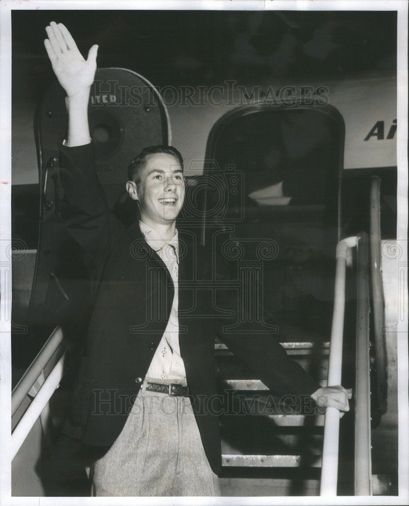 1955 DON DAVIS SEATTLE&#39;S BADMINTON CHAMPION - Historic Images