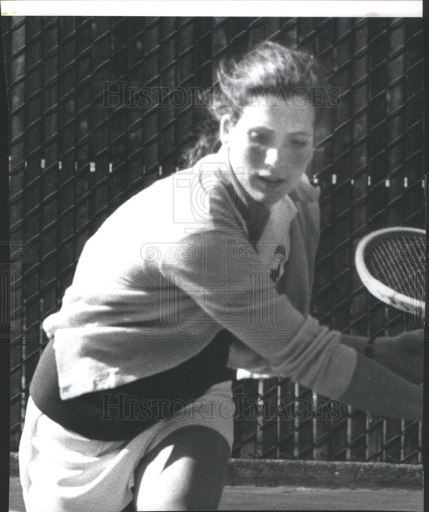 1979 Tennis Player Doherty Warming Up Metro League Match-Historic Images