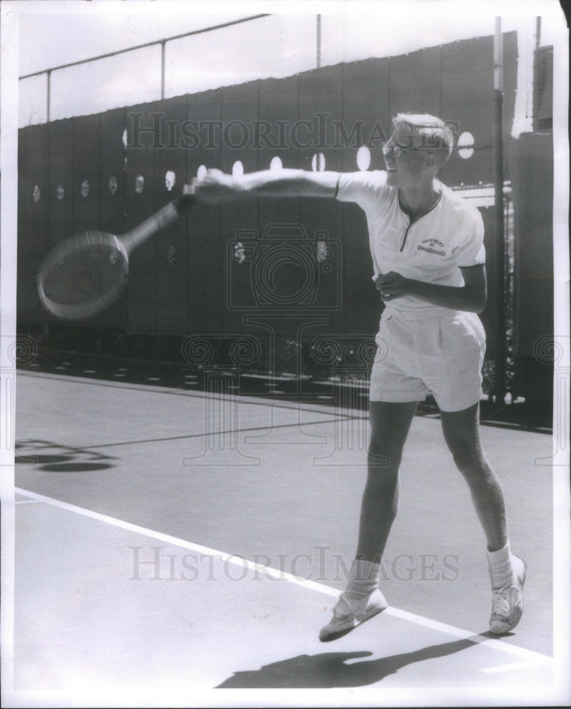 1965 Richard Leach at the Seattle Tennis Club - Historic Images