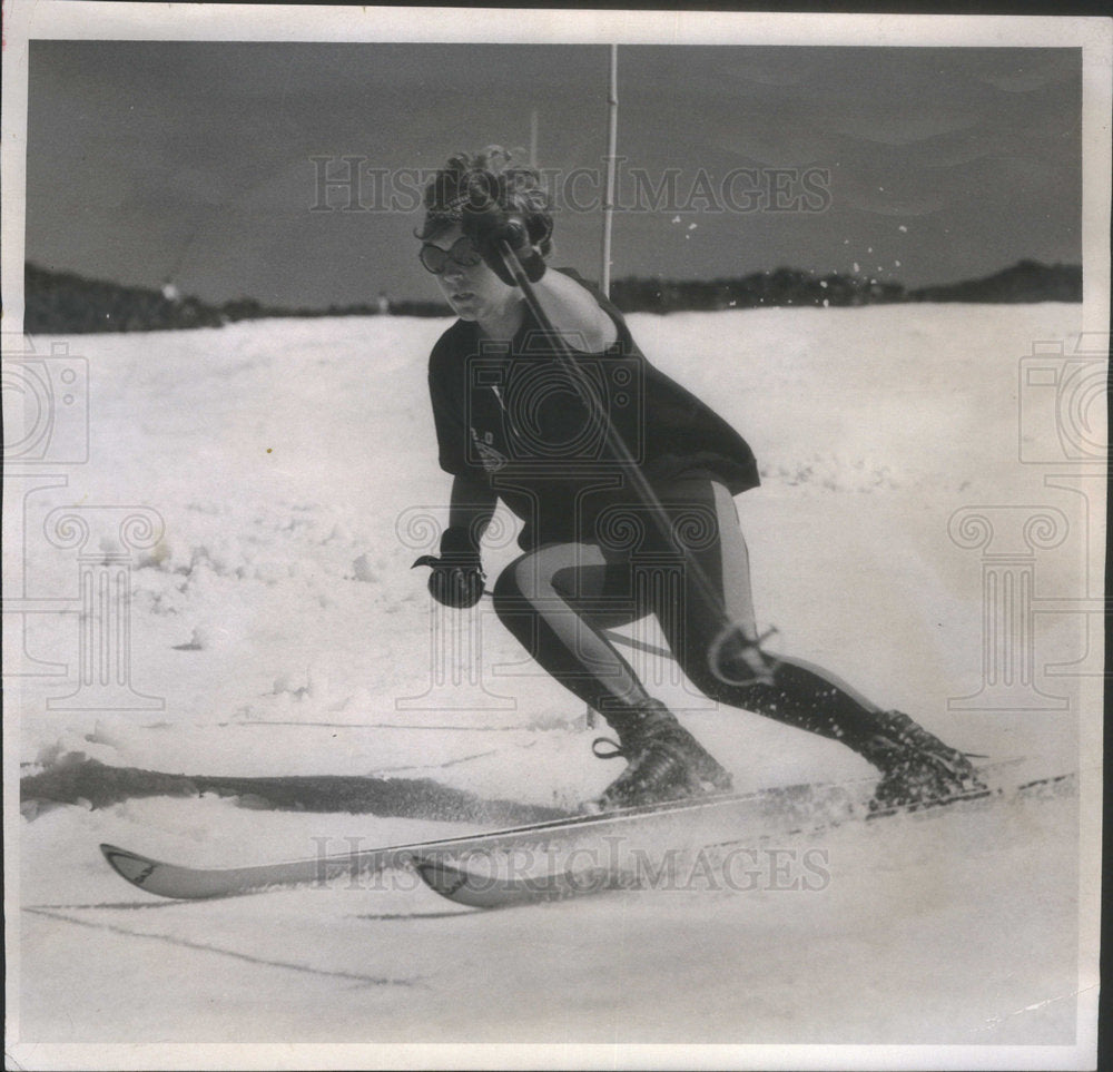 1964 Cathy Nagel, Skier, U.S. training camp - Historic Images