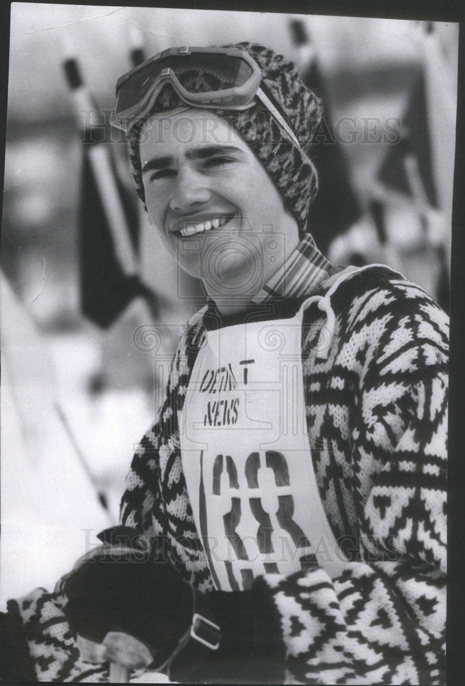 1966 Press Photo Steve Redman Skier - Historic Images