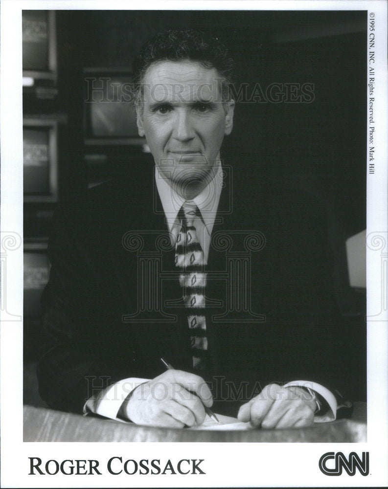 1996 CNN News Anchor Roger Cossack Promotional Portrait - Historic Images